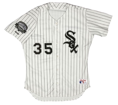 1991 Frank Thomas Game Used Chicago White Sox Home Jersey